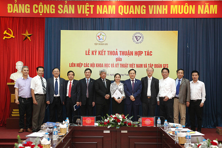 Tập đoàn GFS và Liên hiệp các Hội Khoa học và Kỹ thuật Việt Nam ký kết thỏa thuận hợp tác, phát triển công nghiệp xây dựng
