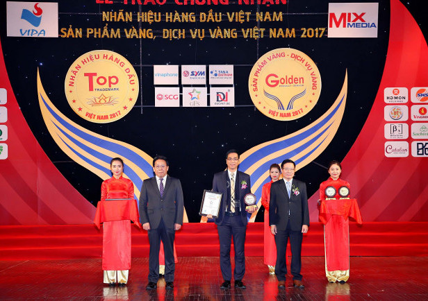 Tập đoàn GFS vào Top 20 “Nhãn hiệu hàng đầu Việt Nam năm 2017”