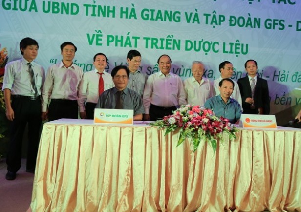 Tập đoàn GFS ký thỏa thuận hợp tác phát triển Dược liệu với tỉnh Hà Giang 